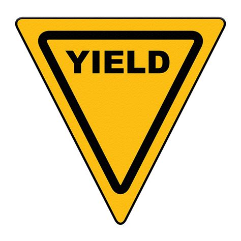 Yellow Yield Signs Demystified