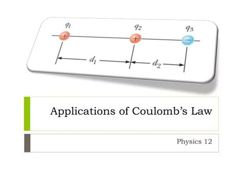 PPT - Applications of Coulomb’s Law PowerPoint Presentation, free ...