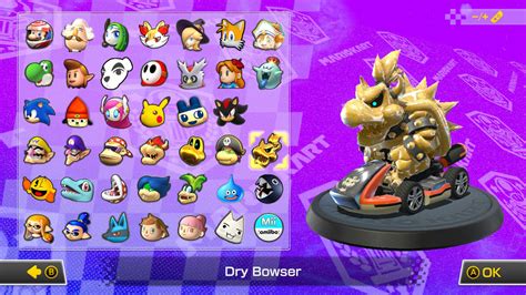 Dry Bowser Gold Ui Map Icons Mario Kart Deluxe Mods | The Best Porn Website