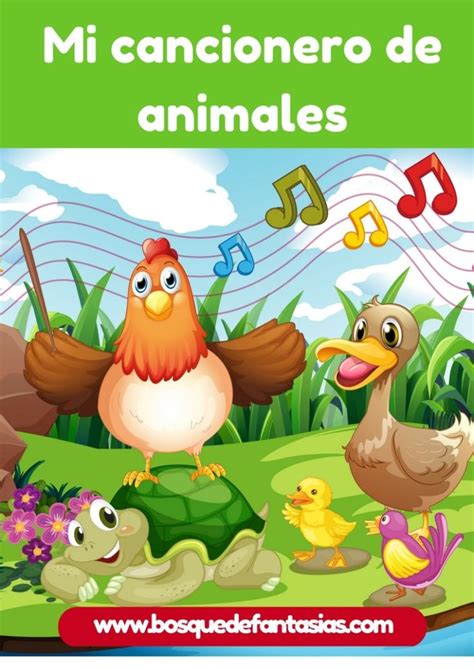 CANCIONERO INFANTIL: Fichas con canciones de animales | Cancionero infantil, Letras de canciones ...