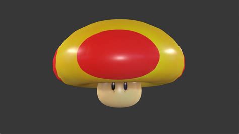 ArtStation - Mega Mushroom from Mario ( Méga Champignon de Mario ...