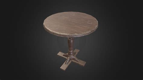 Round Bar Table - Download Free 3D model by TabbieCat [c1e67b9] - Sketchfab