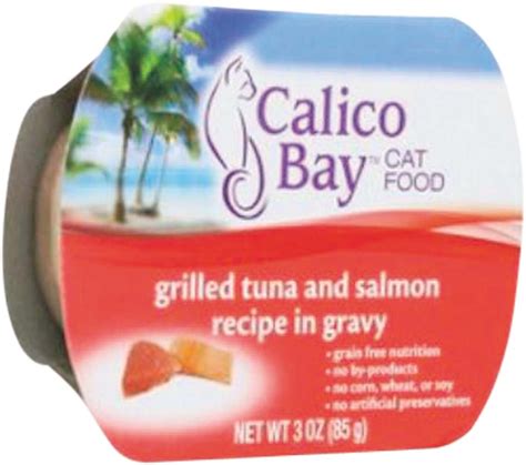 Calico Bay Grilled Tuna & Salmon in Gravy Cat Food - Shop Food at H-E-B