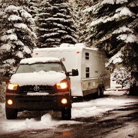 RV Camping- Winter Travel Trailer Camping | Travel trailer camping ...