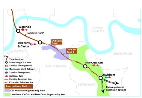 Proposed route of Bakerloo line extension released - Rail UK