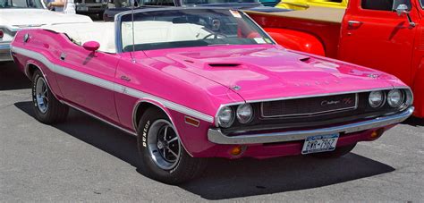 1970 Dodge Challenger R/T Convertible - Pink - Front Angle