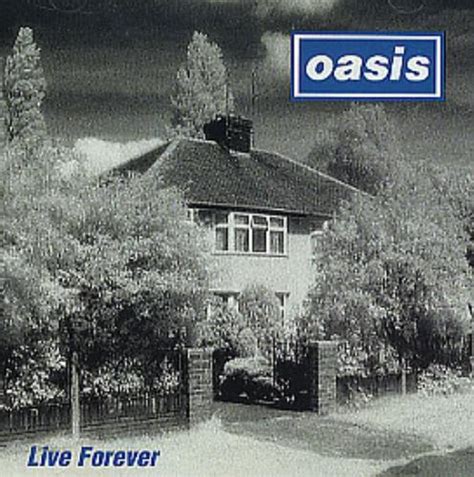 Oasis Live Forever US Promo CD single (CD5 / 5") (43028)