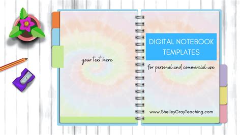 Digital Notebook Templates for Use With Google Slides™: Personal and Commercial Use - Shelley Gray