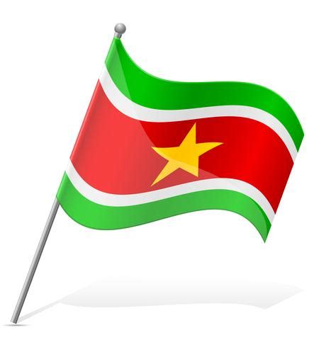 flag of Suriname vector illustration 509610 Vector Art at Vecteezy