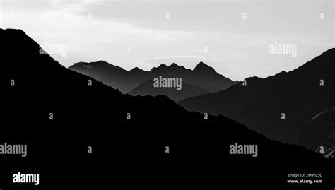 Hiking in the pyrenees Black and White Stock Photos & Images - Alamy
