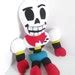 Set of 2 Plushes Papyrus and Sans Plushies 20 and 18 Inches