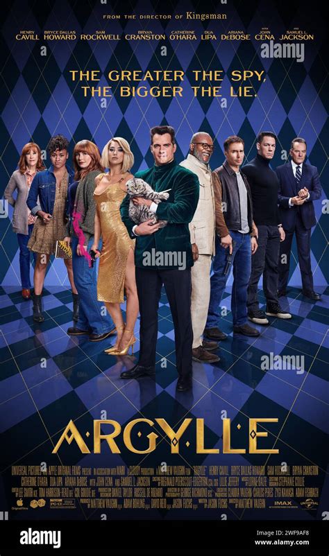 Poster, "Argylle" (2024). Photo credit: Universal Pictures Stock Photo ...