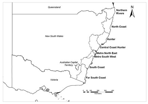 NSW National Parks and Wildlife Service Regions, New South Wales,... | Download Scientific Diagram