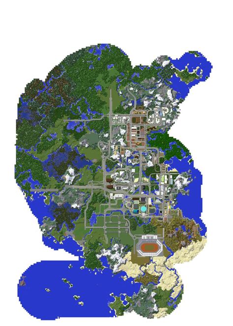 Just a map of a city I've been trying to build | Minecraft projects ...