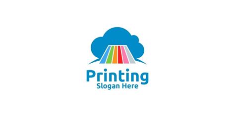 Cloud Printing Company Logo Design by Denayunecs | Codester