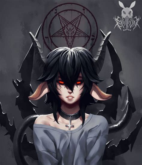 Download Satanic Demon Boy Anime Wallpaper | Wallpapers.com