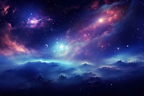 Galaxy background space backgrounds astronomy. | Premium Photo ...