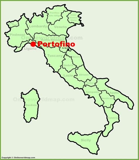 Portofino Italy Map – Get Map Update