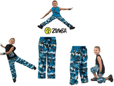 Zumba Atomic ZA Cargo Pants Youth Blue Camo Boys Fitness Gym Workout Convertible | eBay