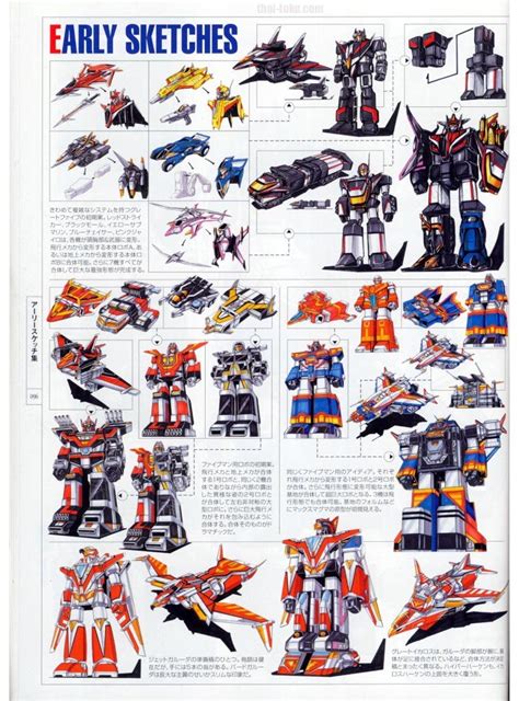 Henshin Grid: Mecha: Early Designs and Scrapped Ideas #1 - Sentai Only