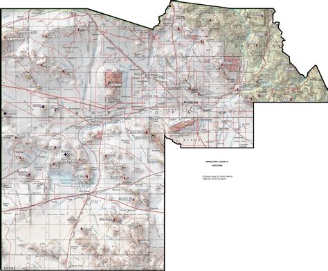 Maricopa County Map Arizona | Images and Photos finder