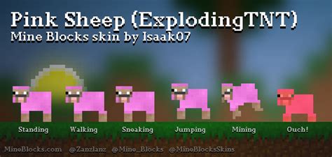 Mine Blocks - 'Pink Sheep (ExplodingTNT)' skin by Isaak07