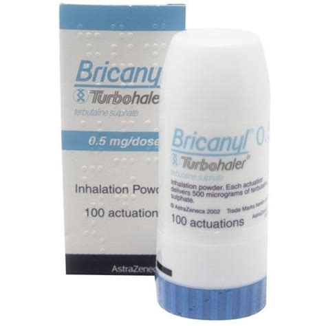 Bricanyl (Generic Terbutaline) - Prescriptiongiant