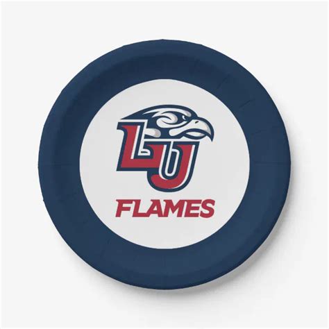 Liberty University Primary Logo Paper Plates | Zazzle