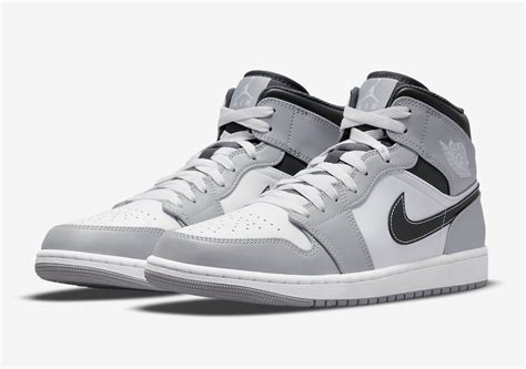 AIR JORDAN 1 MID LIGHT SMOKE GREY | OFFICIAL IMAGES! - DailySole