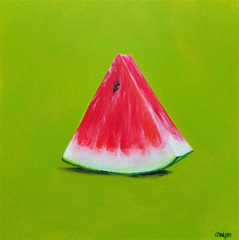 Watermelon Painting by Asiya Nouretdinova | Saatchi Art