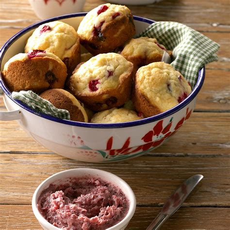 Buttermilk Cranberry Muffins Recipe | Taste of Home