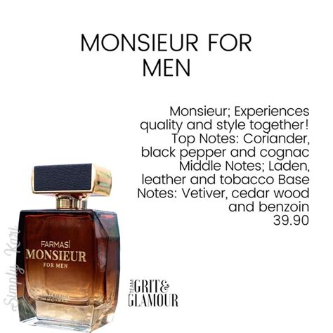 Farmasi Monsieur for Men Fragrance | Fragrance, Mens fragrance, Men perfume