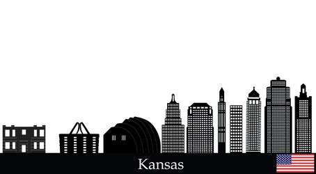 Kansas City Skyline Silhouette Vector Images (over 150)