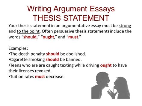 Write Good Thesis Statement Argumentative Essay - Best opinion | Writing argumentative essays ...