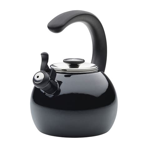 Circulon Enamel On Steel 2-Qt. Tea Kettle, Color: Black - JCPenney