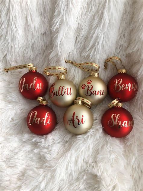 Personalized Glossy Glass 3.5 Inch Round Christmas Ornament | Etsy ...