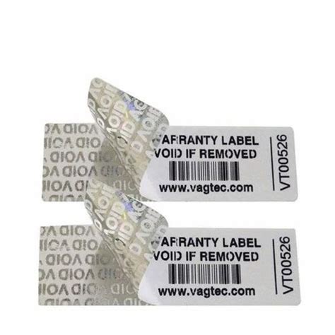 Paper Tamper Proof Labels, Size: 10x10mm at Rs 12/piece in Chennai | ID ...