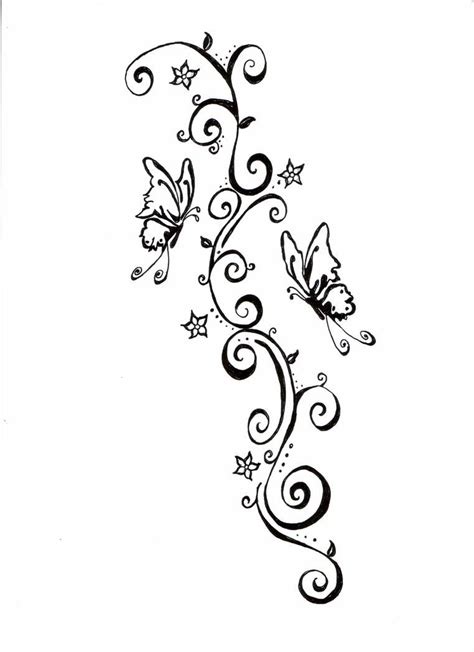 Butterflies and swirls tattoo design by lynettecooper on DeviantArt ...