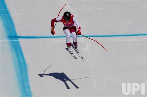 Photo: Mayer of Austria skis in Men's Downhill race at the Beijing 2022 Winter Olympics ...