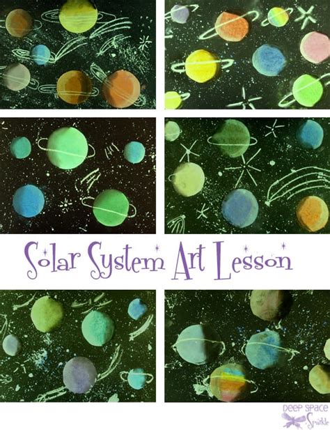 solar-system-art-lesson | Deep Space Sparkle