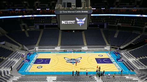 Charlotte Hornets unveil new basketball court design