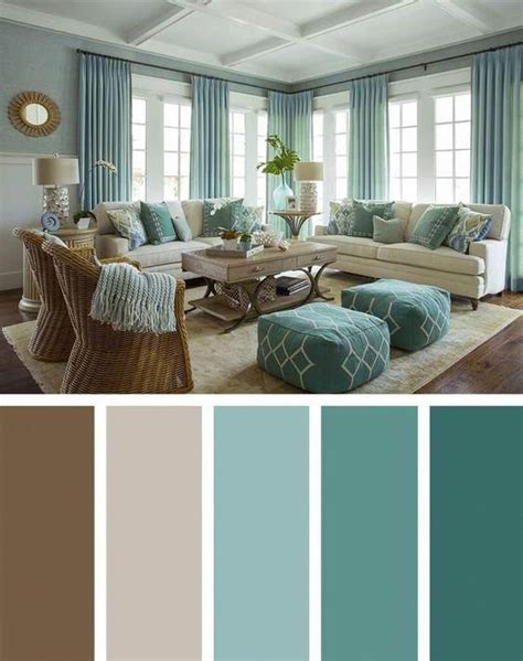 Dark green brown living room color scheme ideas - SHW Home Decor #greenbrownlivingroomcolor ...