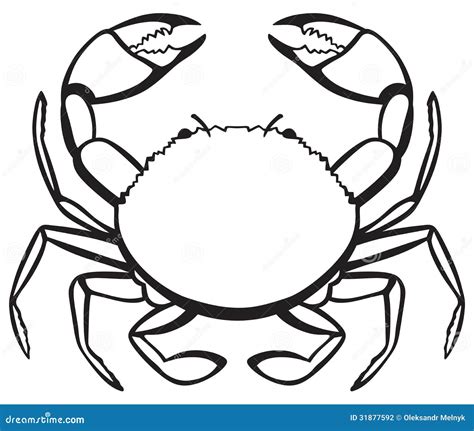 Silhouette Crab Stock Photography - Image: 31877592