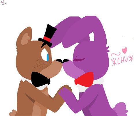 Freddy X Bonnie Kiss by KING-NINNERS Five Nights At Anime, Five Nights At Freddy's, Fnaf Freddy ...