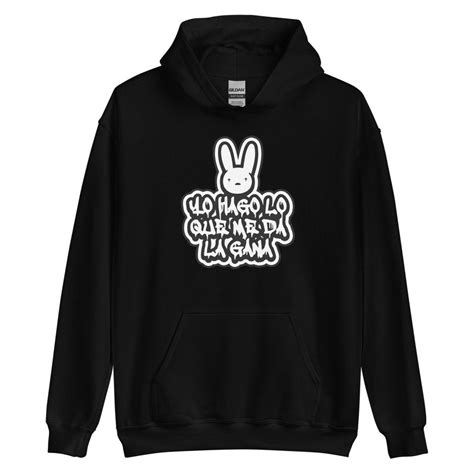 Bad Bunny Merch Yhlqmdlg Bad Bunny Pullover Hoodie in 2022 | Hoodies ...