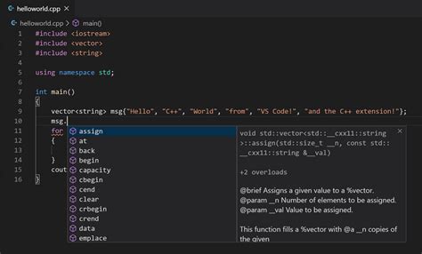 How to run C++ code for visual studio code