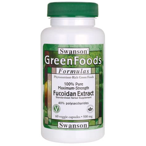 Fucoidan Brown Seaweed Extract | Swanson Health Products Europe