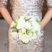 Gold Sequin Bridesmaids Dress - Elizabeth Anne Designs: The Wedding Blog
