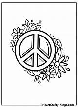 Free Printable Peace Sign Coloring Pages  FREE HQ sketch template