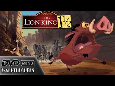 (Re-Upload) The Lion King 1 1/2 (2004) DvD Menu Walkthrough & Timon and Pumbaa's Virtual Safari ...